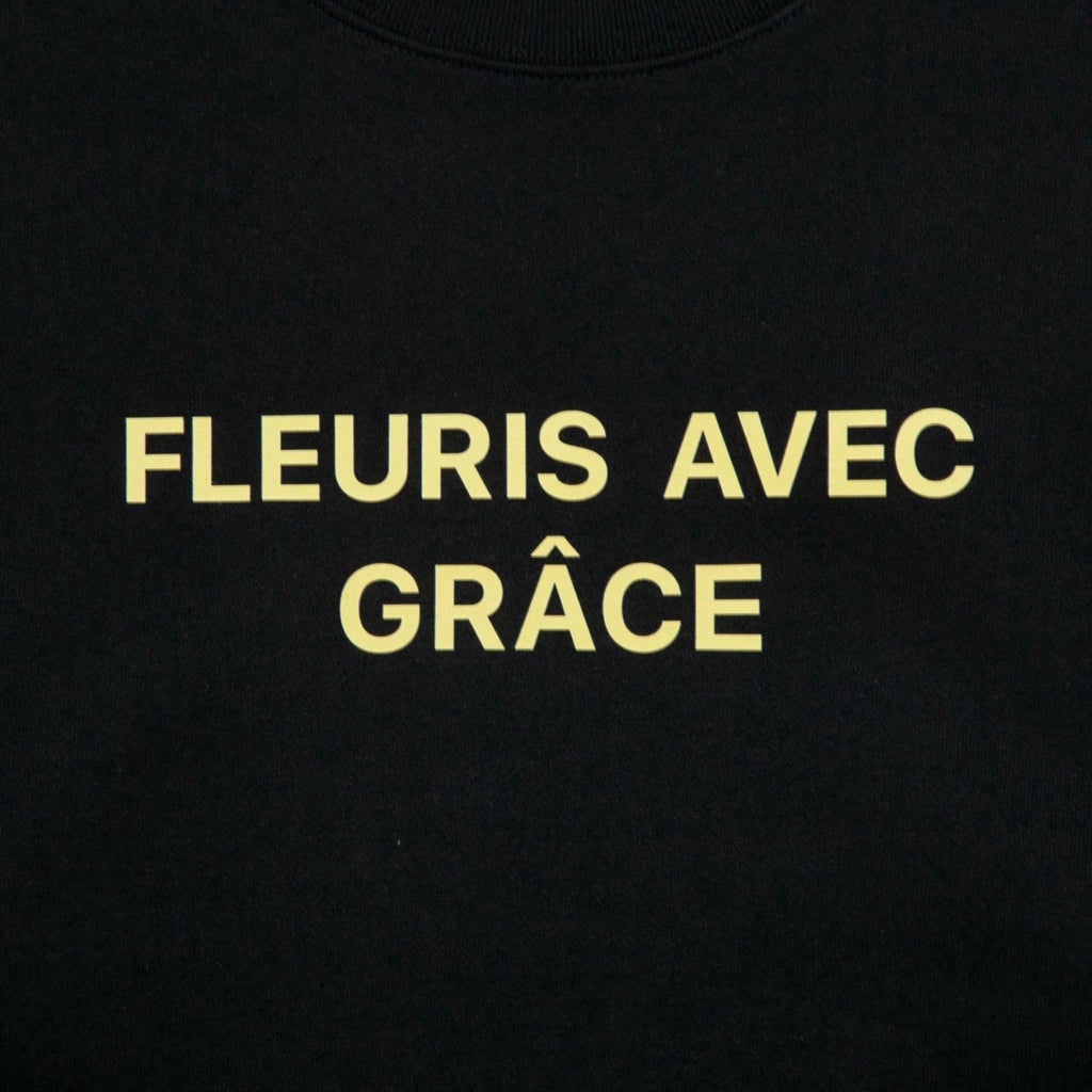 LE LYS NOBEL CREW NECK [BLACK]