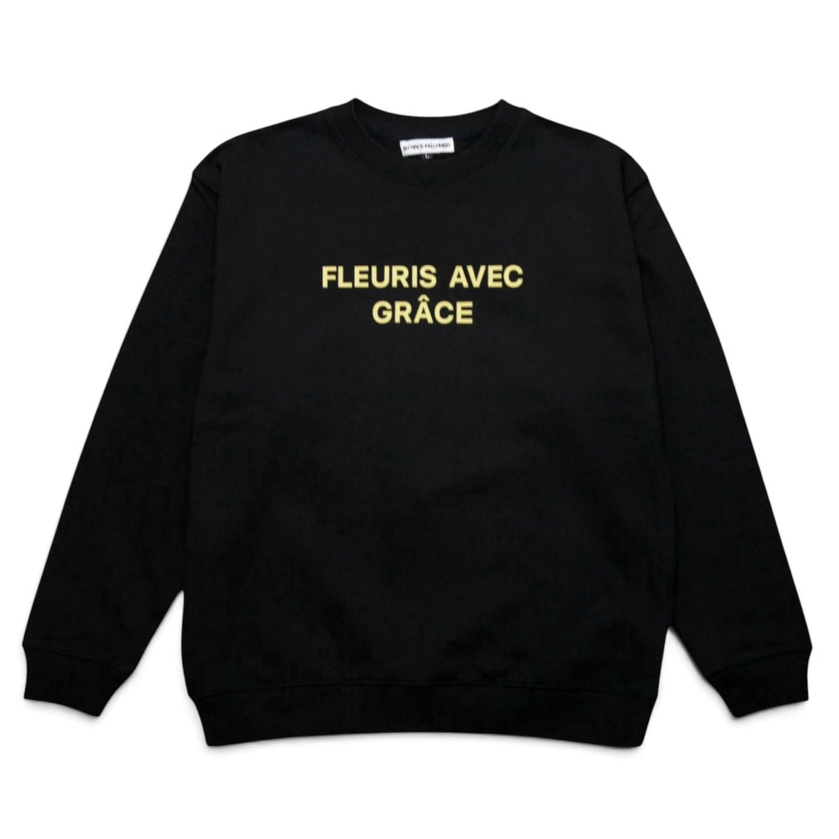LE LYS NOBEL CREW NECK [BLACK]