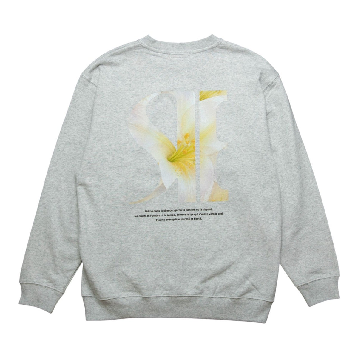 LE LYS NOBEL CREW NECK [ASH]