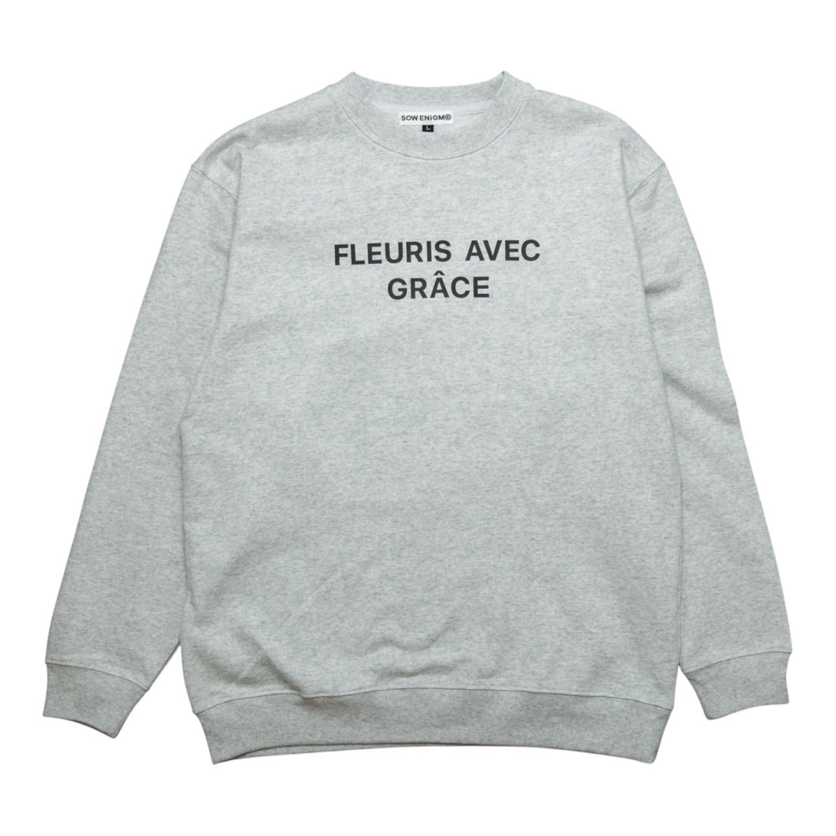 LE LYS NOBEL CREW NECK [ASH]