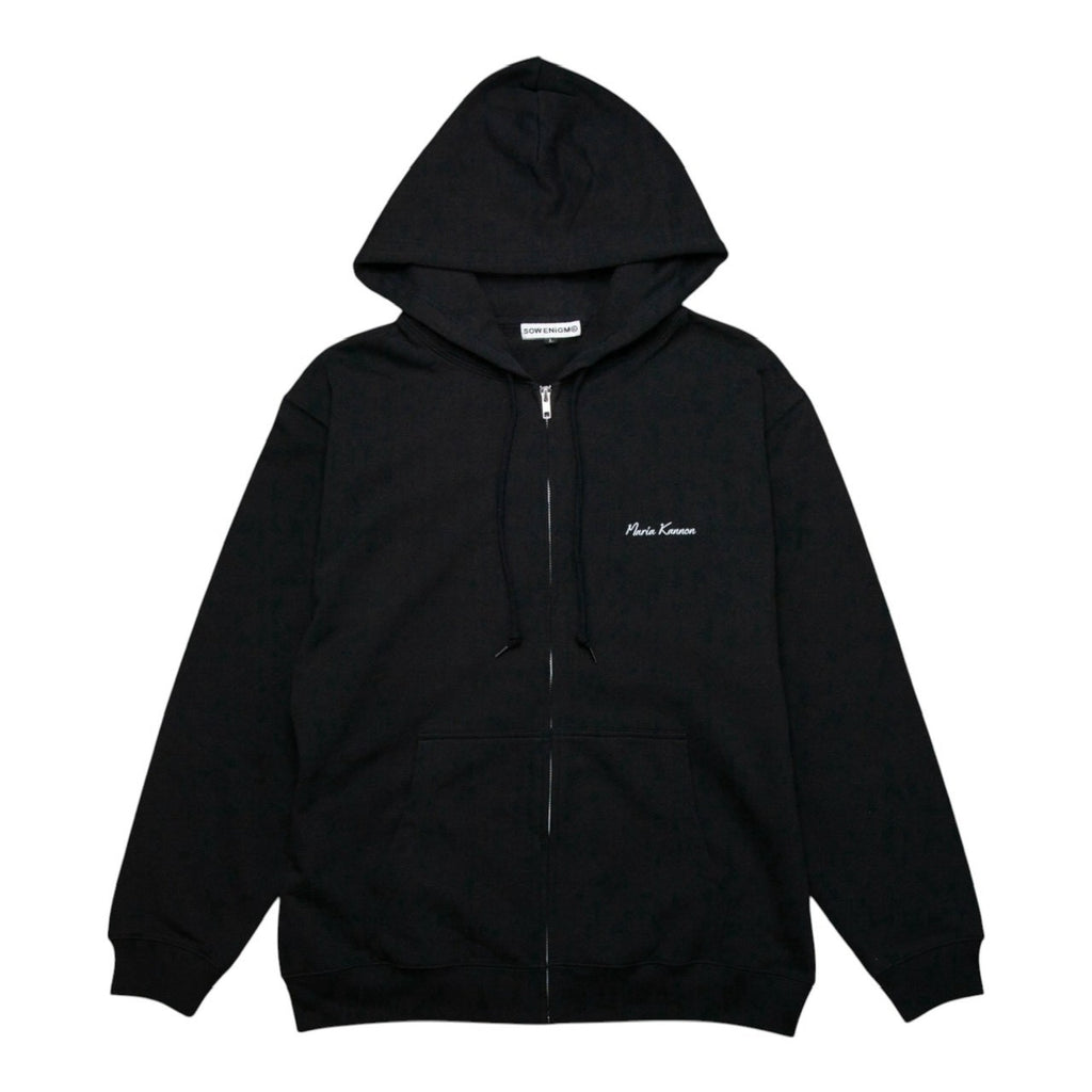 マリア観音 ZIP HOODIE [BLACK]