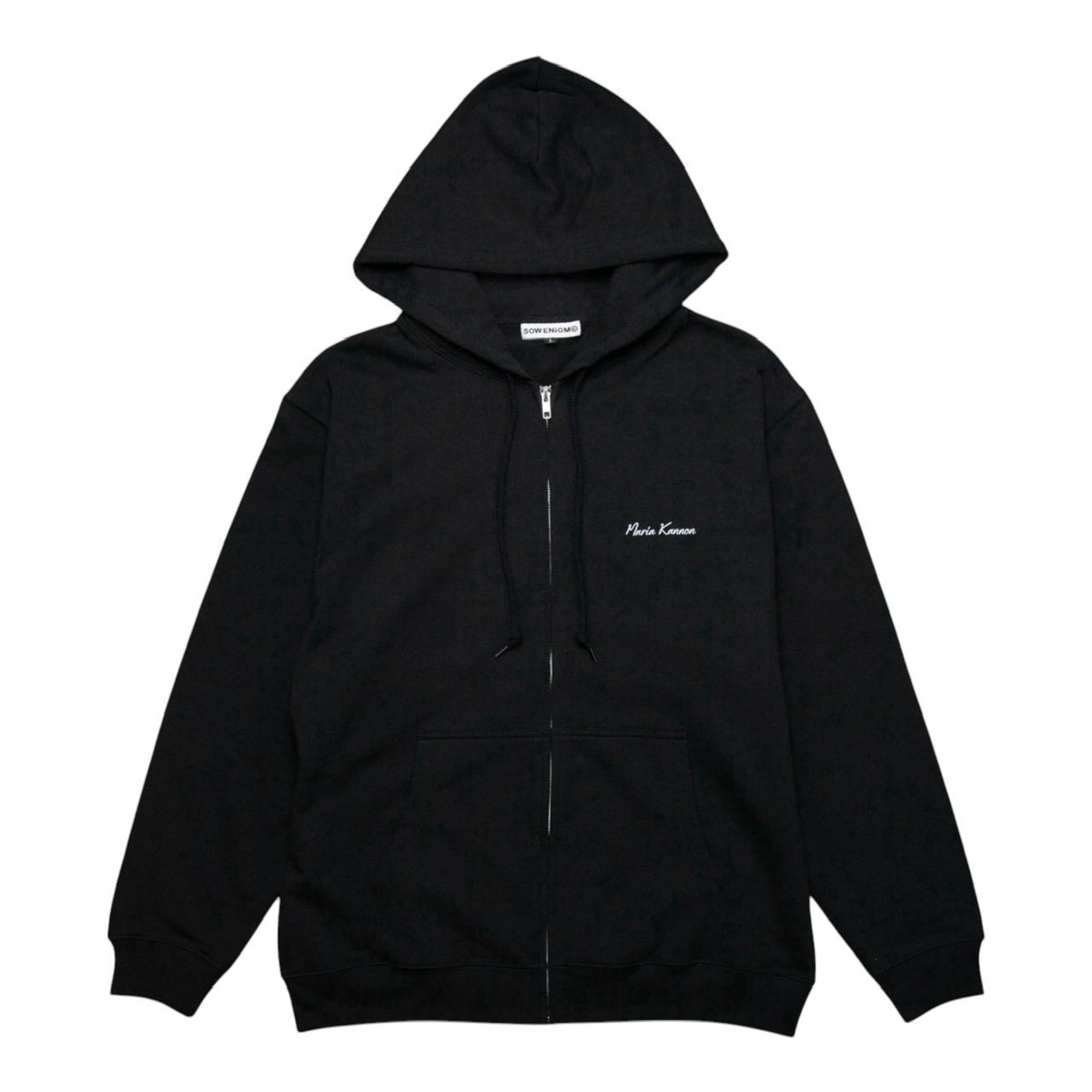 マリア観音 ZIP HOODIE [BLACK]