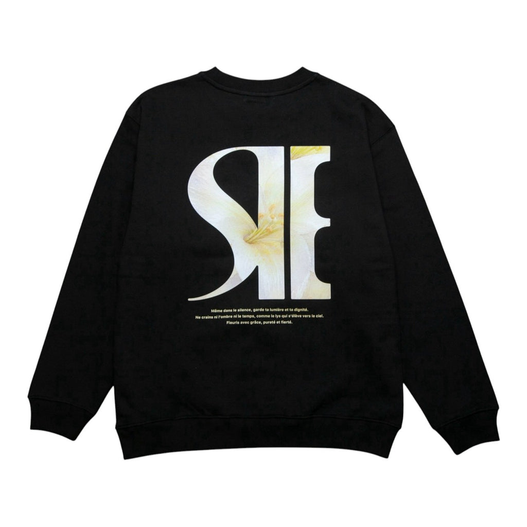 LE LYS NOBEL CREW NECK [BLACK]