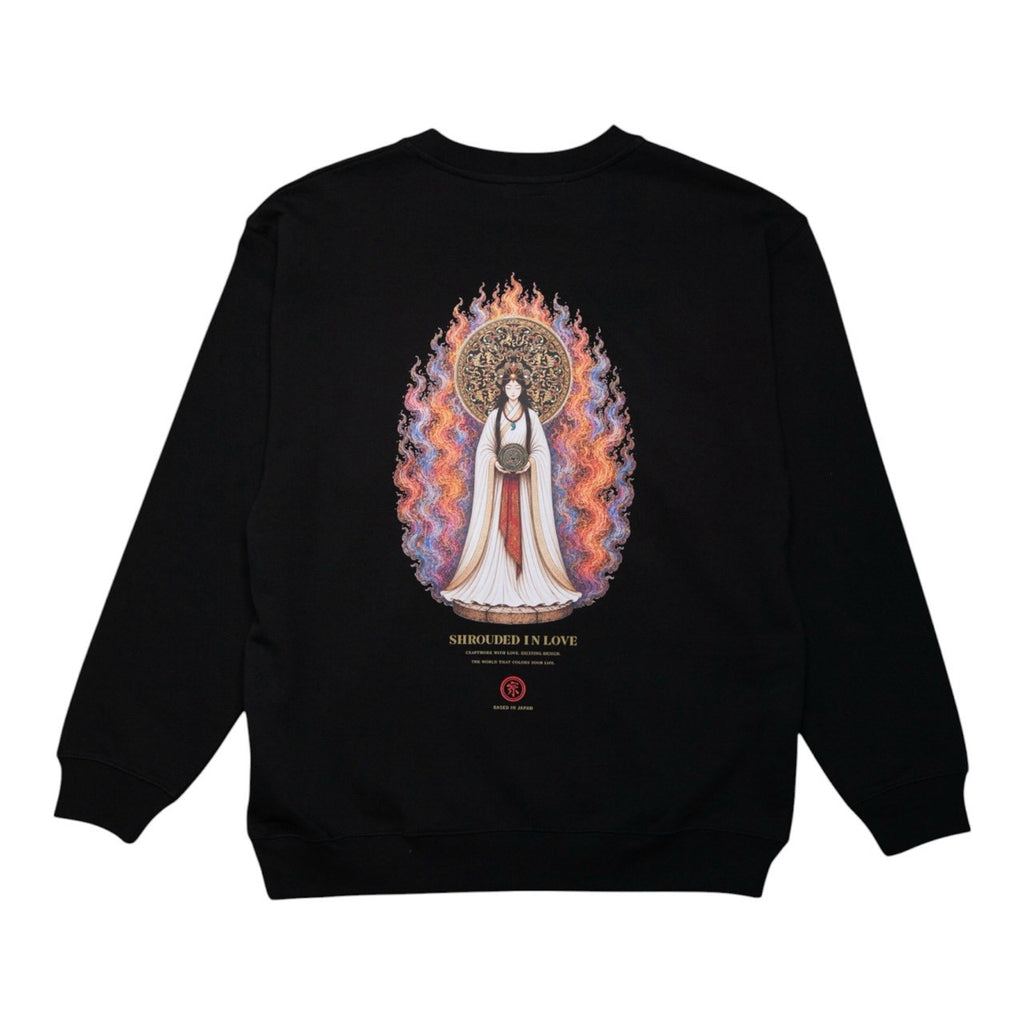 卑弥呼 CREW NECK [BLACK]