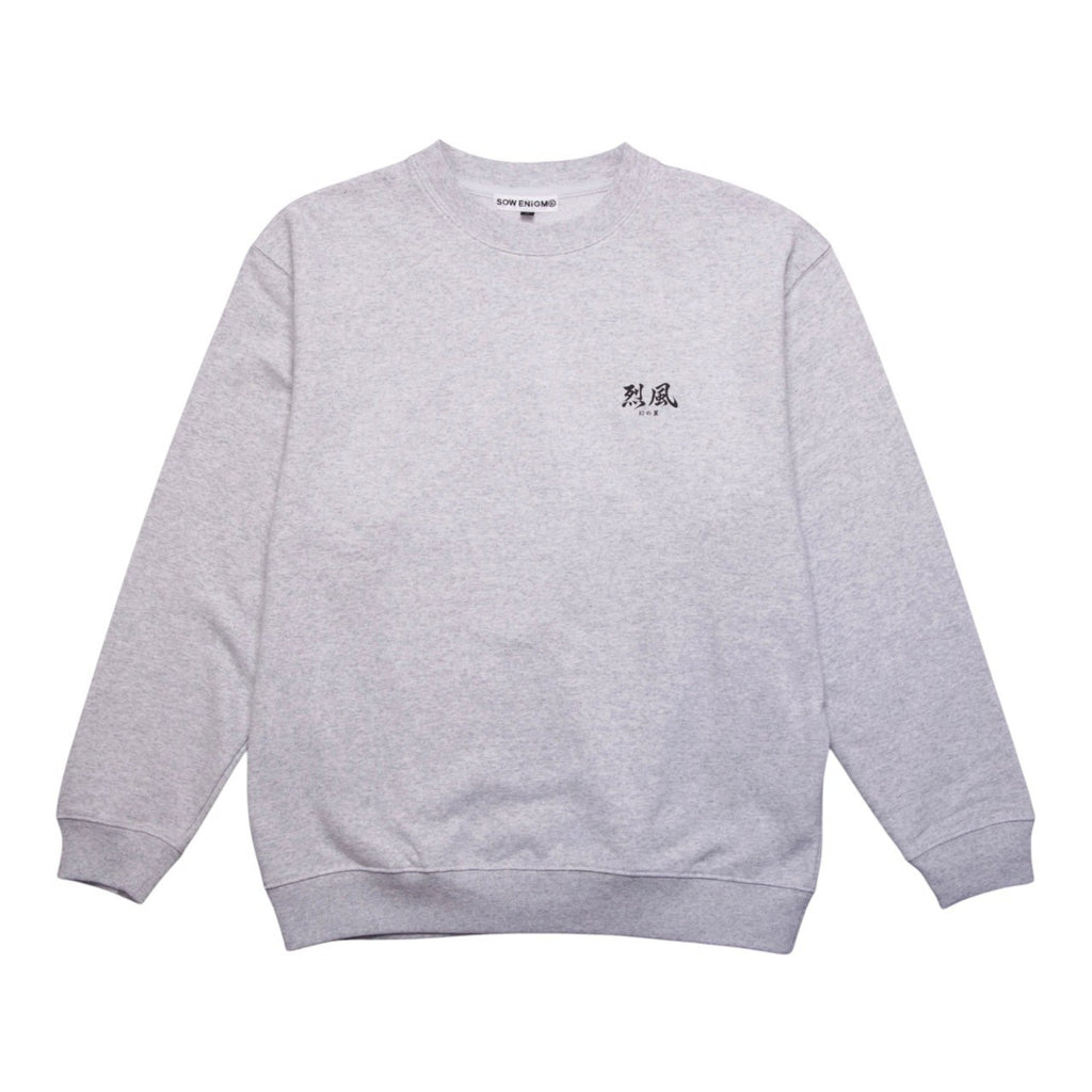 烈風 CREW NECK [ASH]