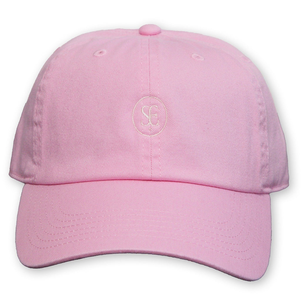 CASQUETTE SE LOGO COURBE [ROSE]
