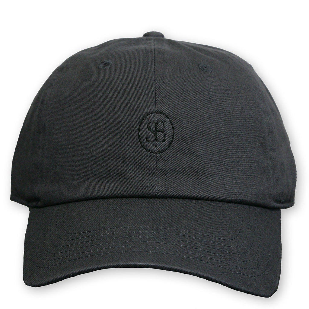 SE LOGO CURVE CAP 【CHARCOAL】