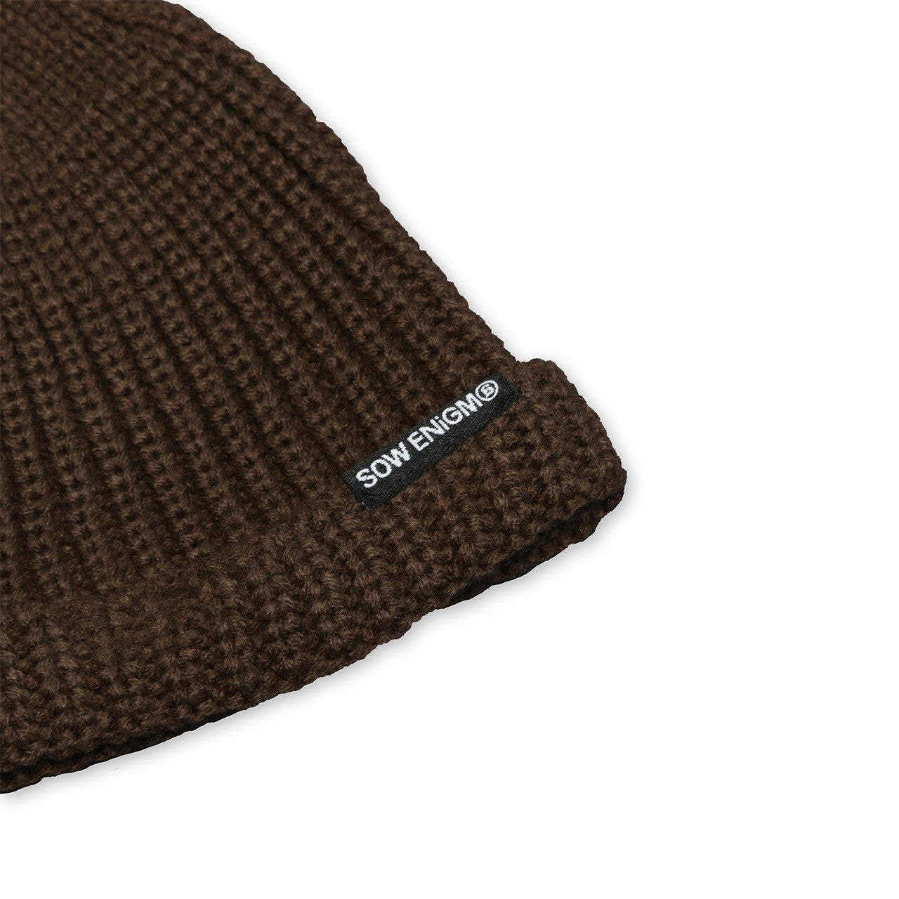 SOW ENiGM@ KNIT HAT [BROWN]
