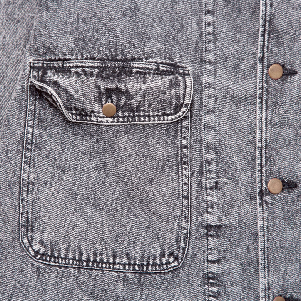 橘花 DENIM JACKET [BLACK]