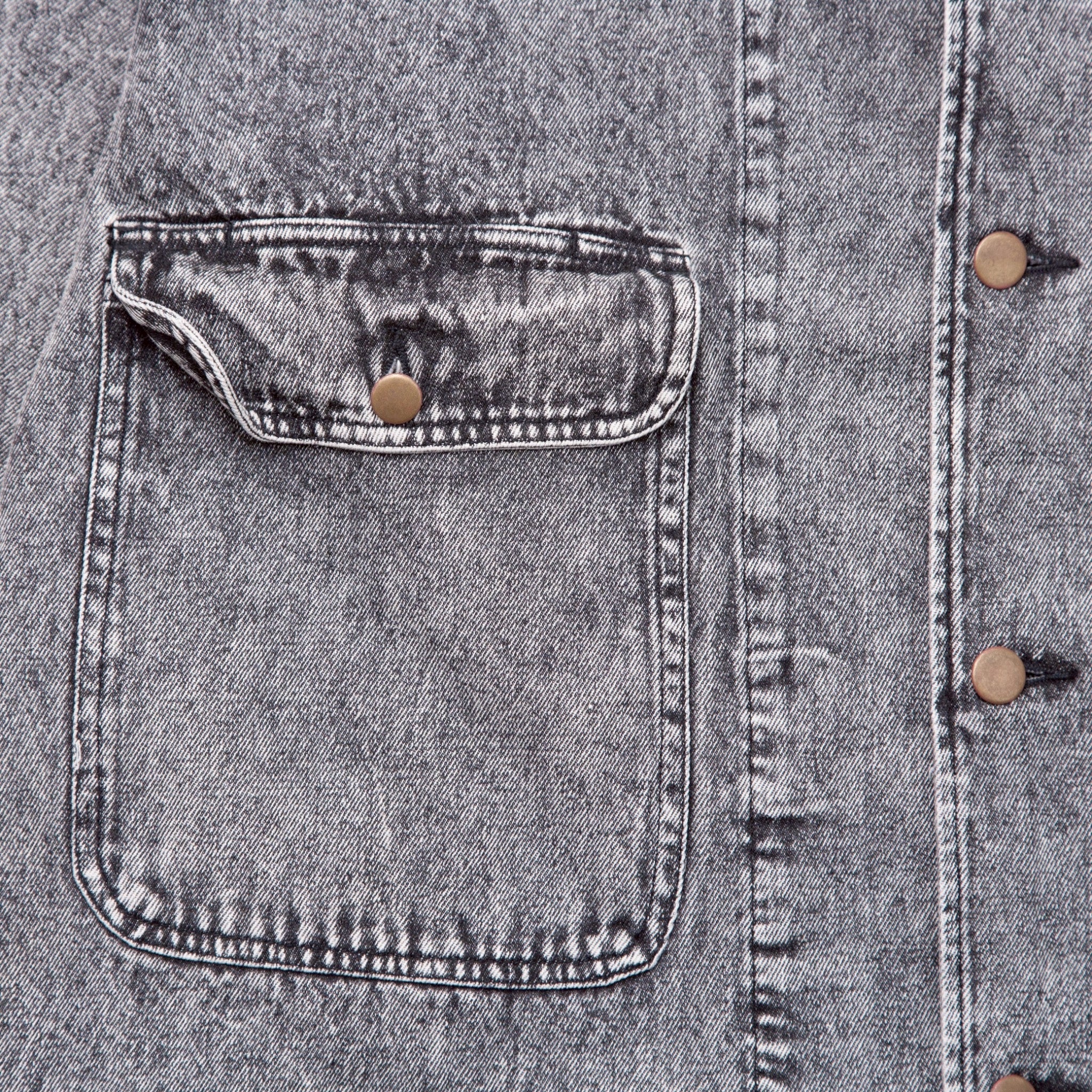 橘花 DENIM JACKET [BLACK]