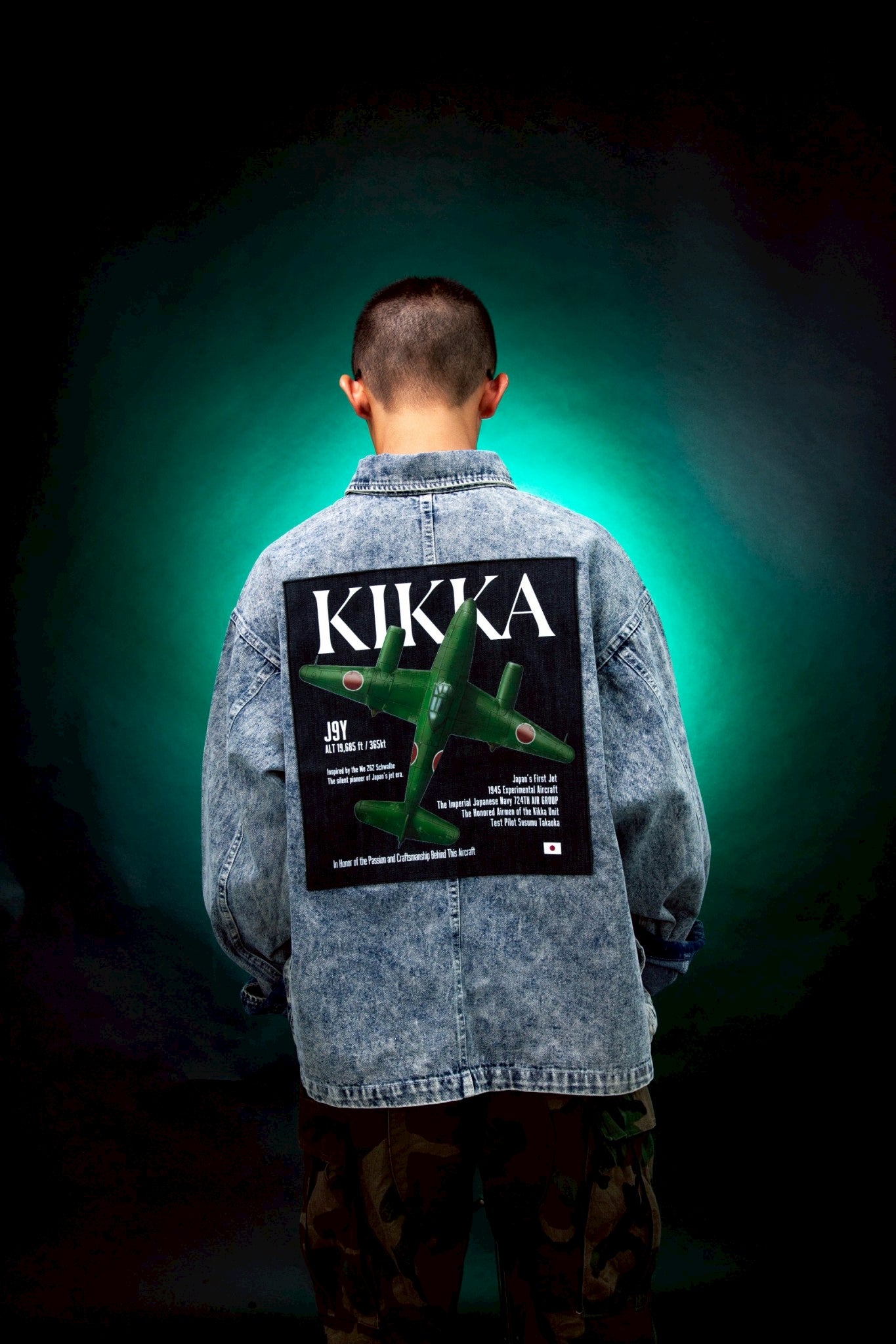 橘花 DENIM JACKET [NAVY]
