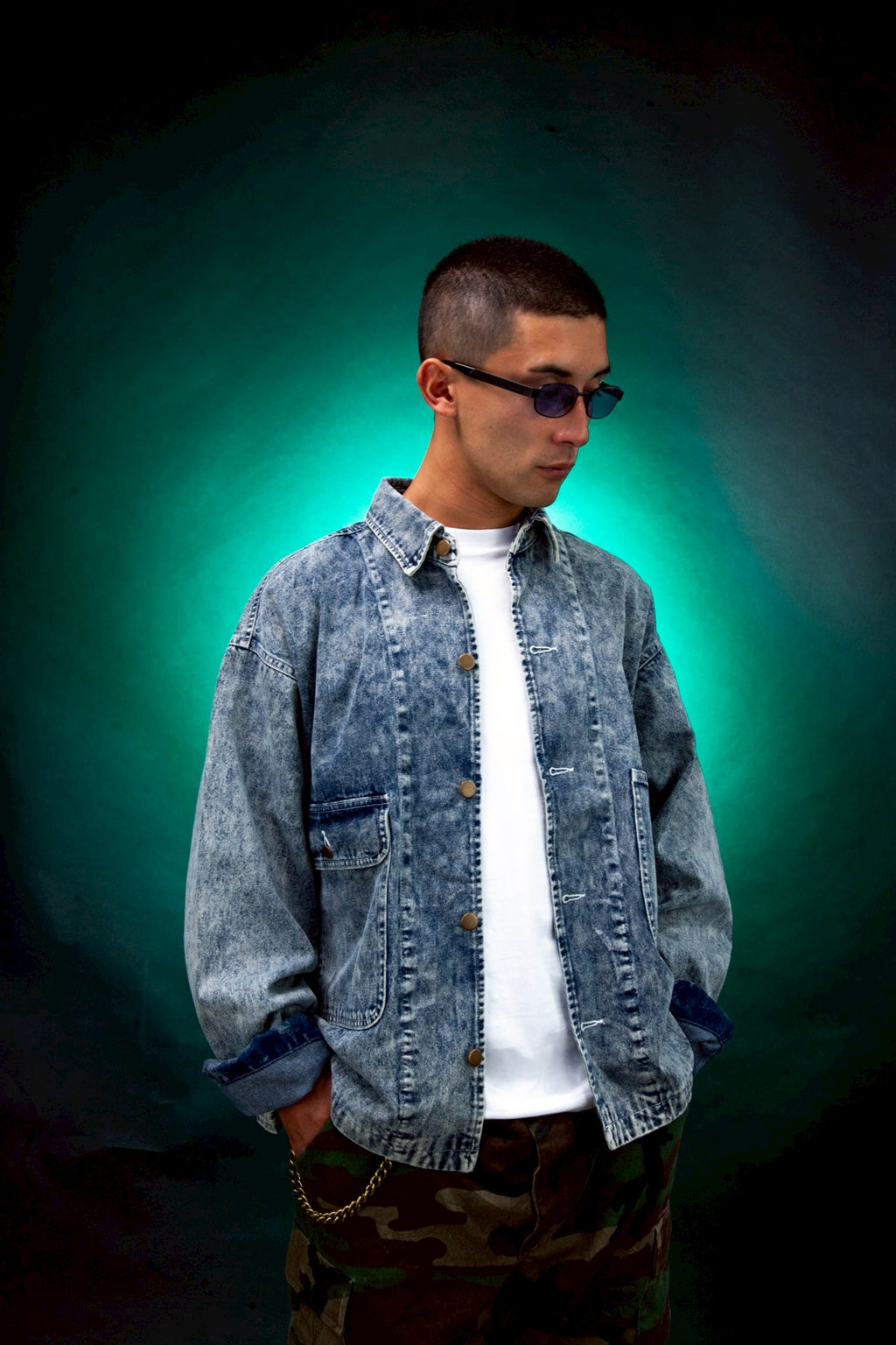 橘花 DENIM JACKET [NAVY]