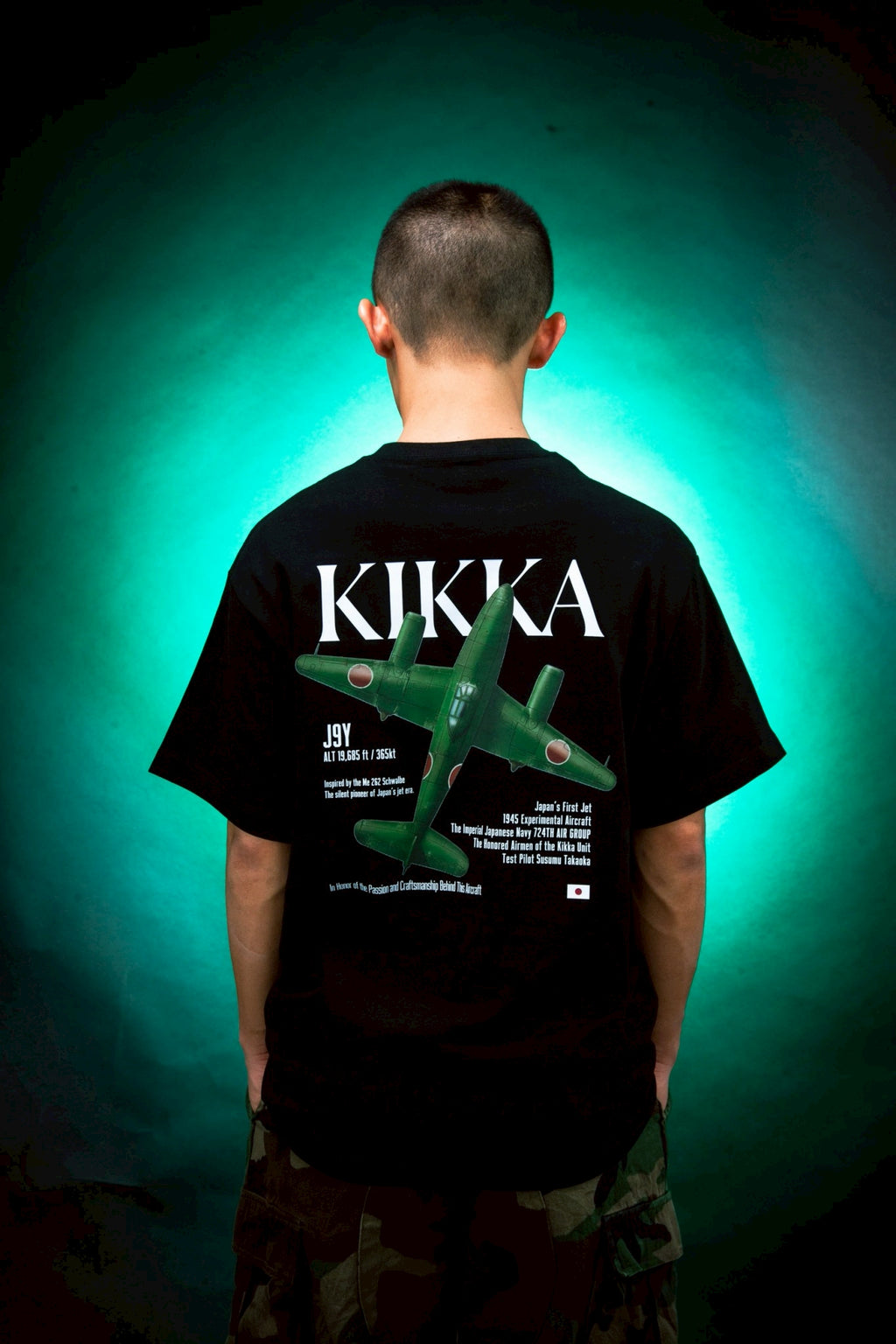 橘花 TEE [BLACK]