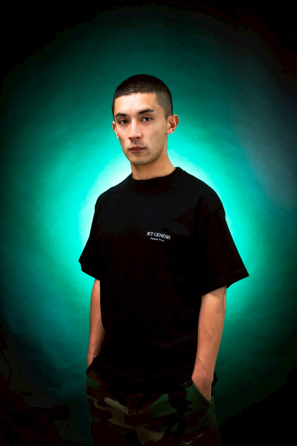 橘花 TEE [BLACK]