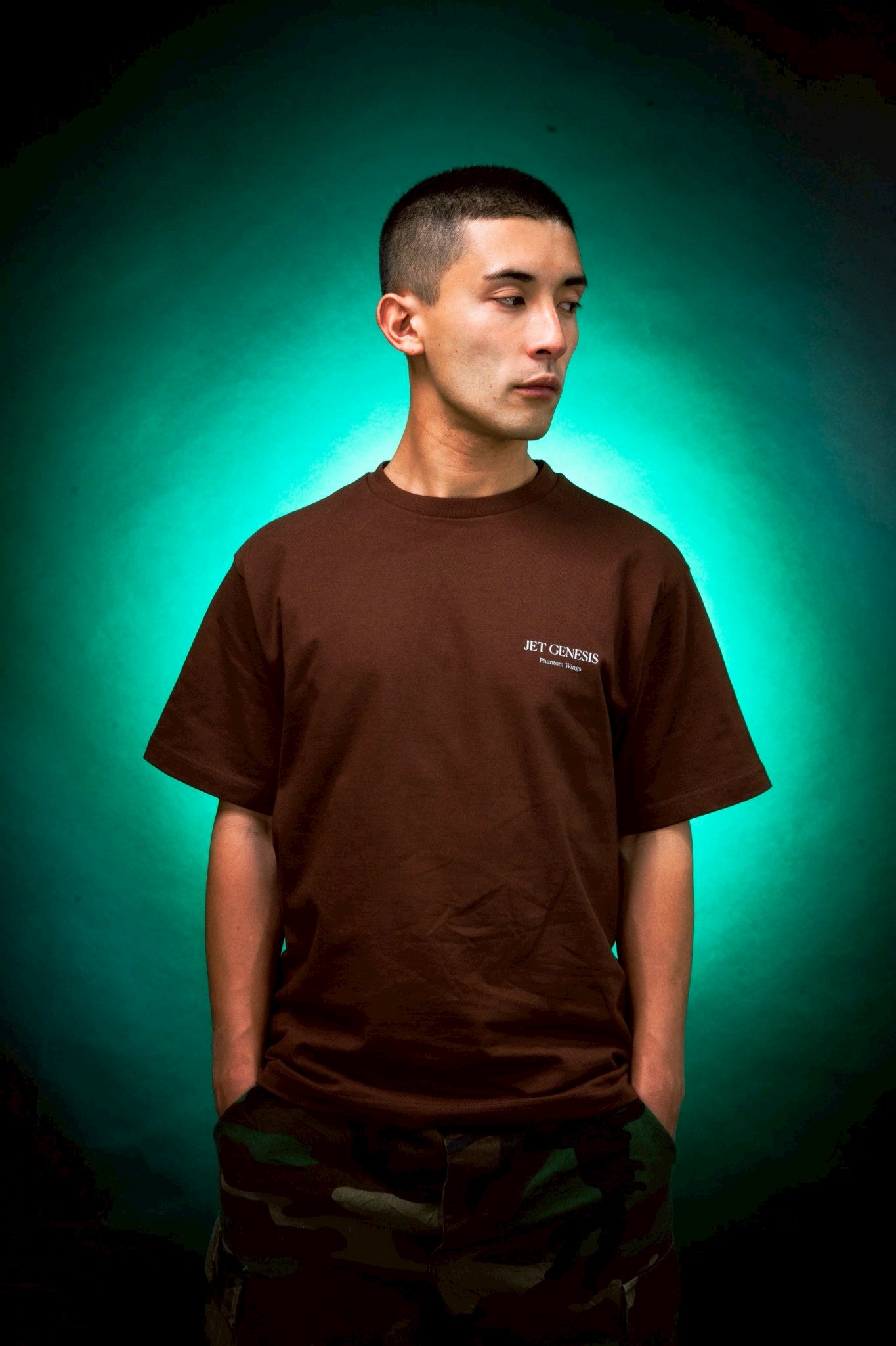 橘花 TEE [BROWN]