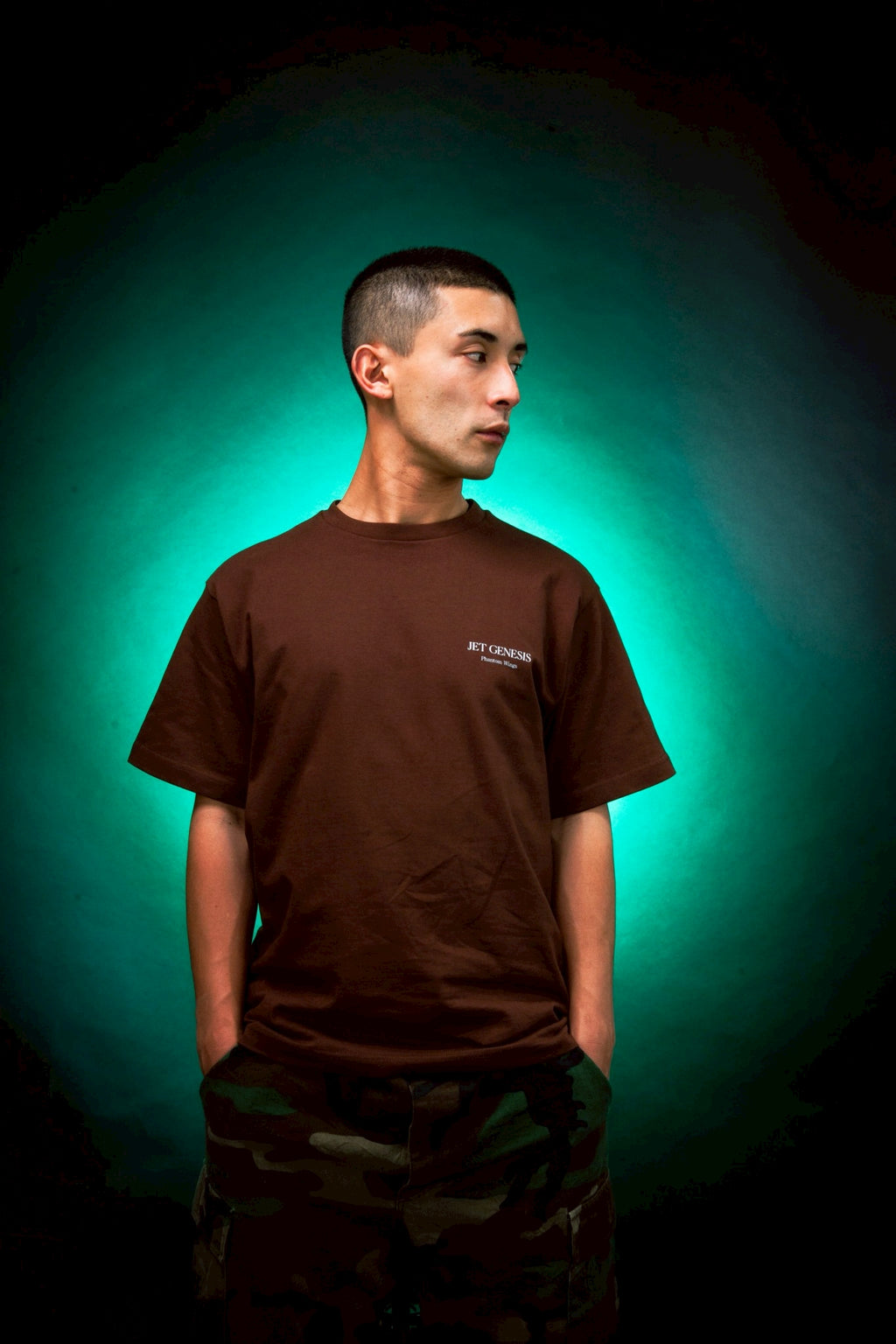 橘花 TEE [BROWN]
