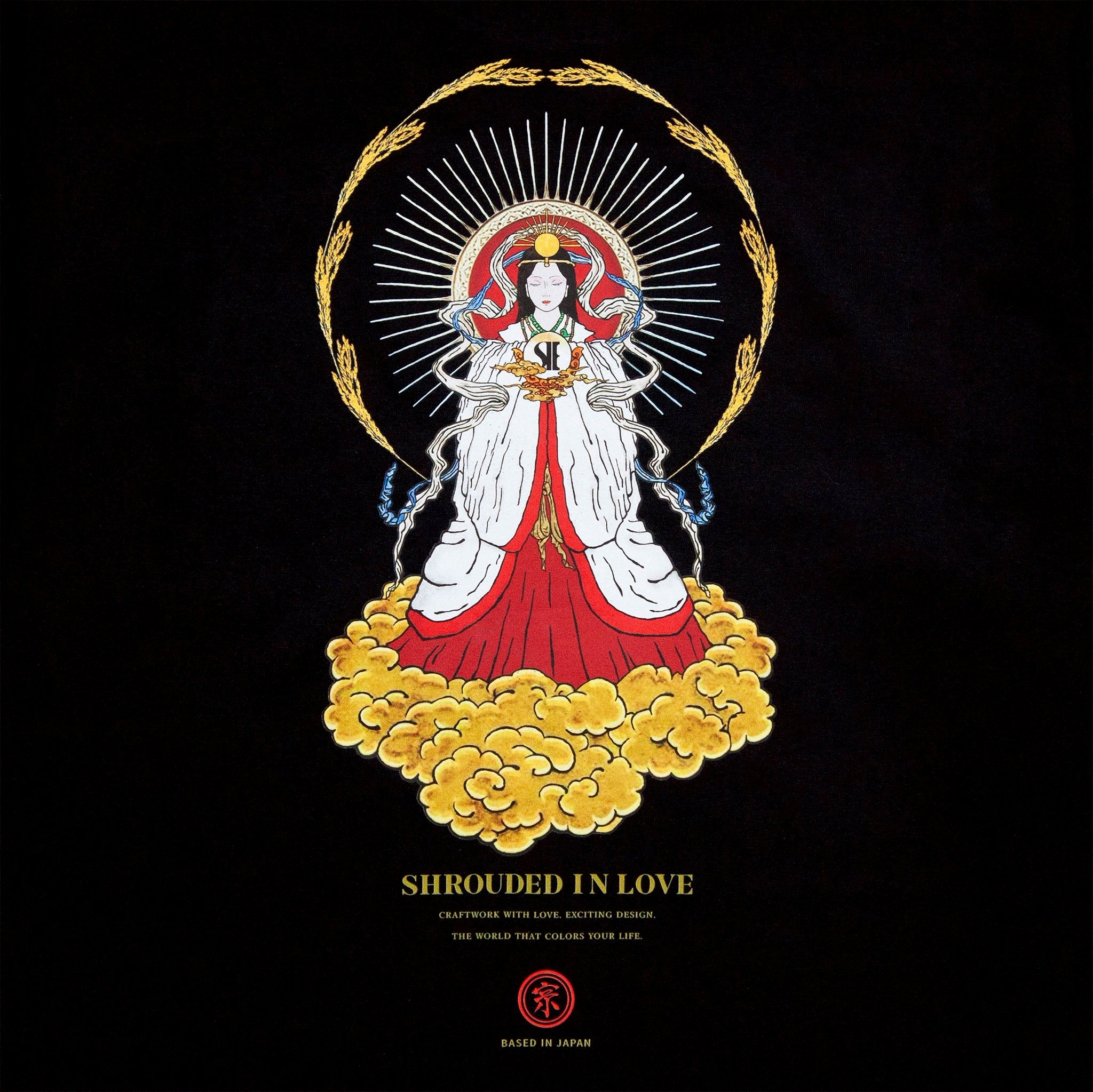天照大御神 TEE [BLACK]