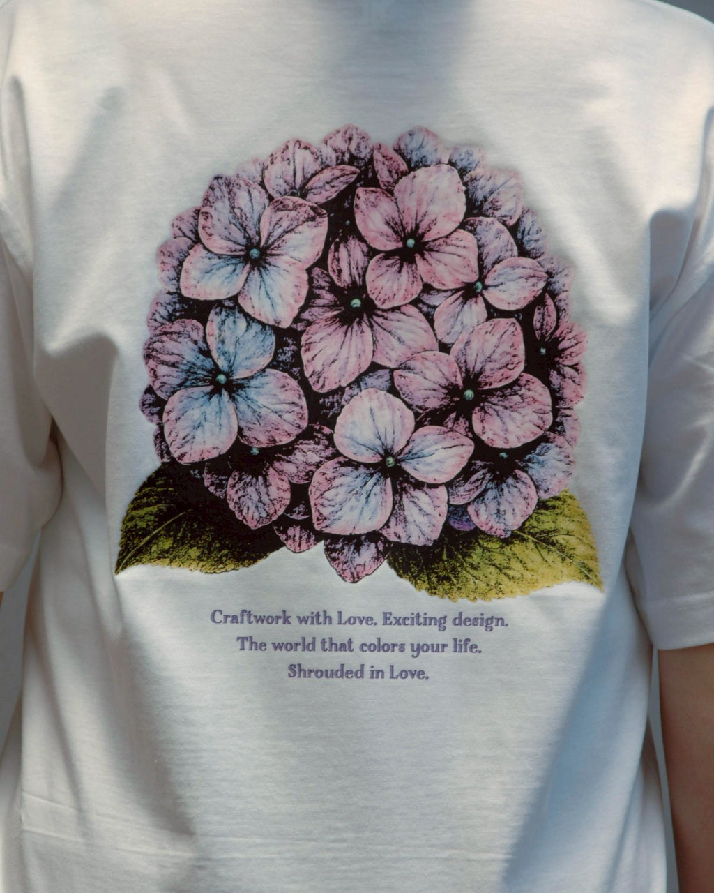紫陽花 TEE [WHITE]