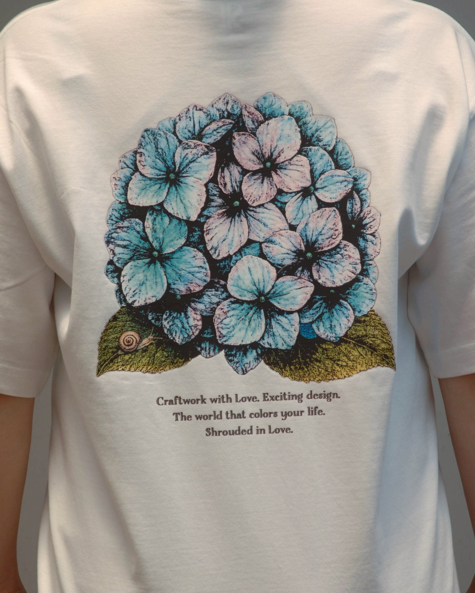 紫陽花 TEE [WHITE] オンラインストア限定
