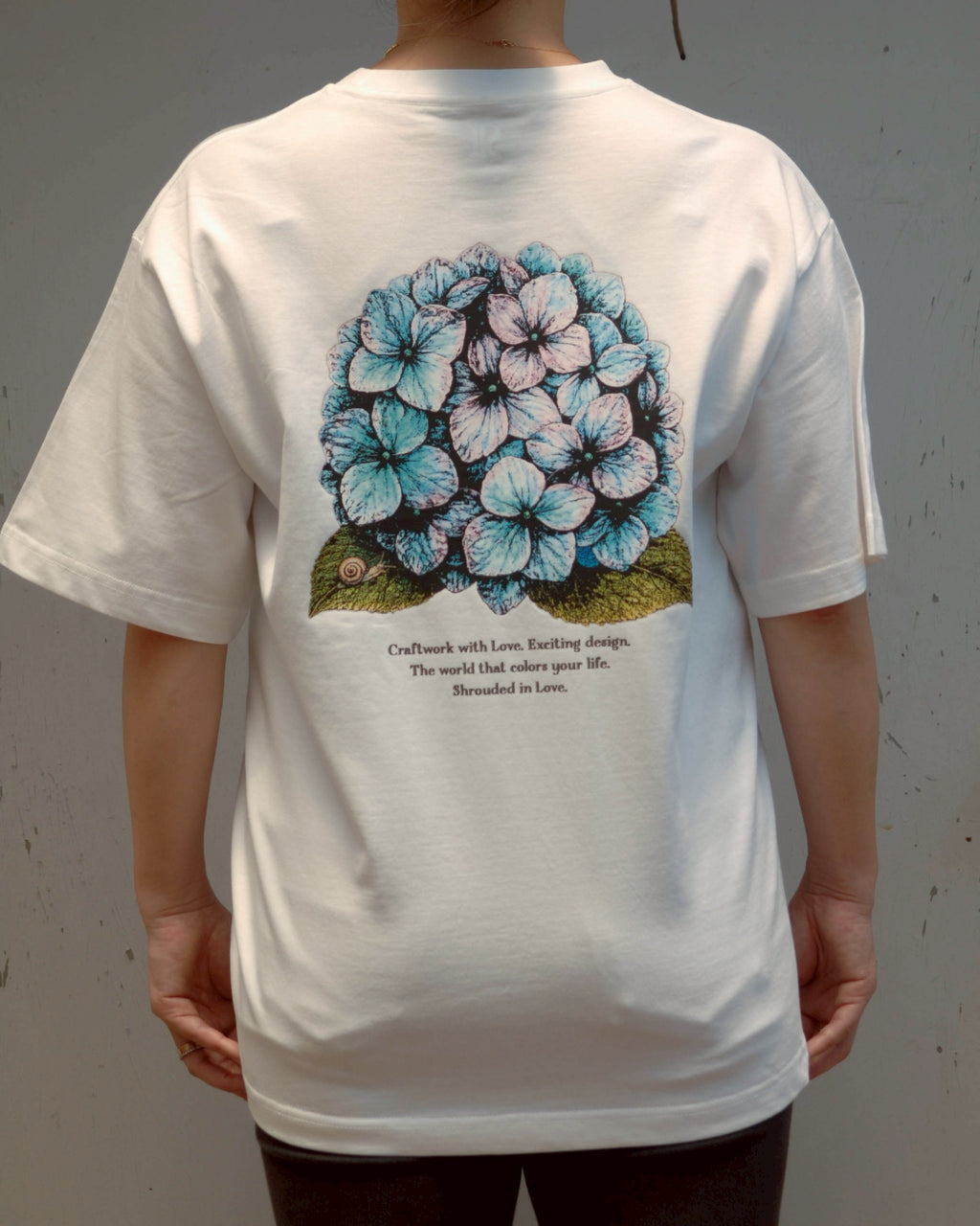 紫陽花 TEE [WHITE] オンラインストア限定