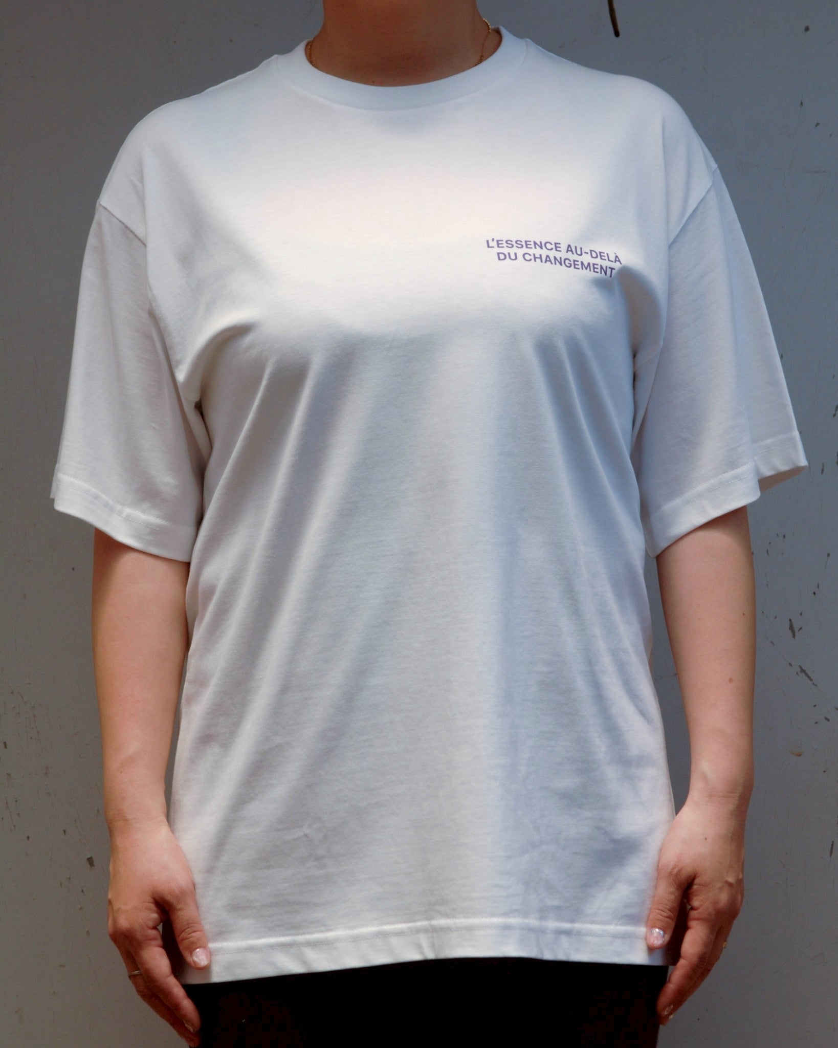 紫陽花 TEE [WHITE]