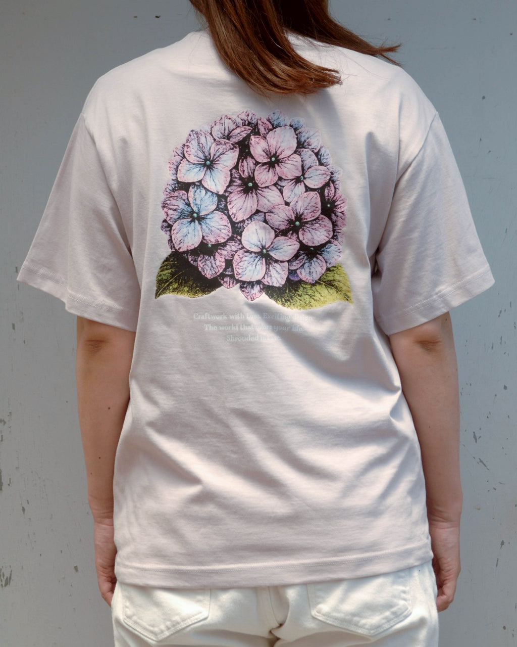 紫陽花 TEE [FROST PINK]