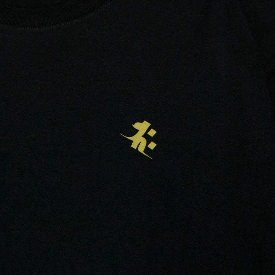 釈迦如来 BOX SILHOUETTE TEE [BLACK]