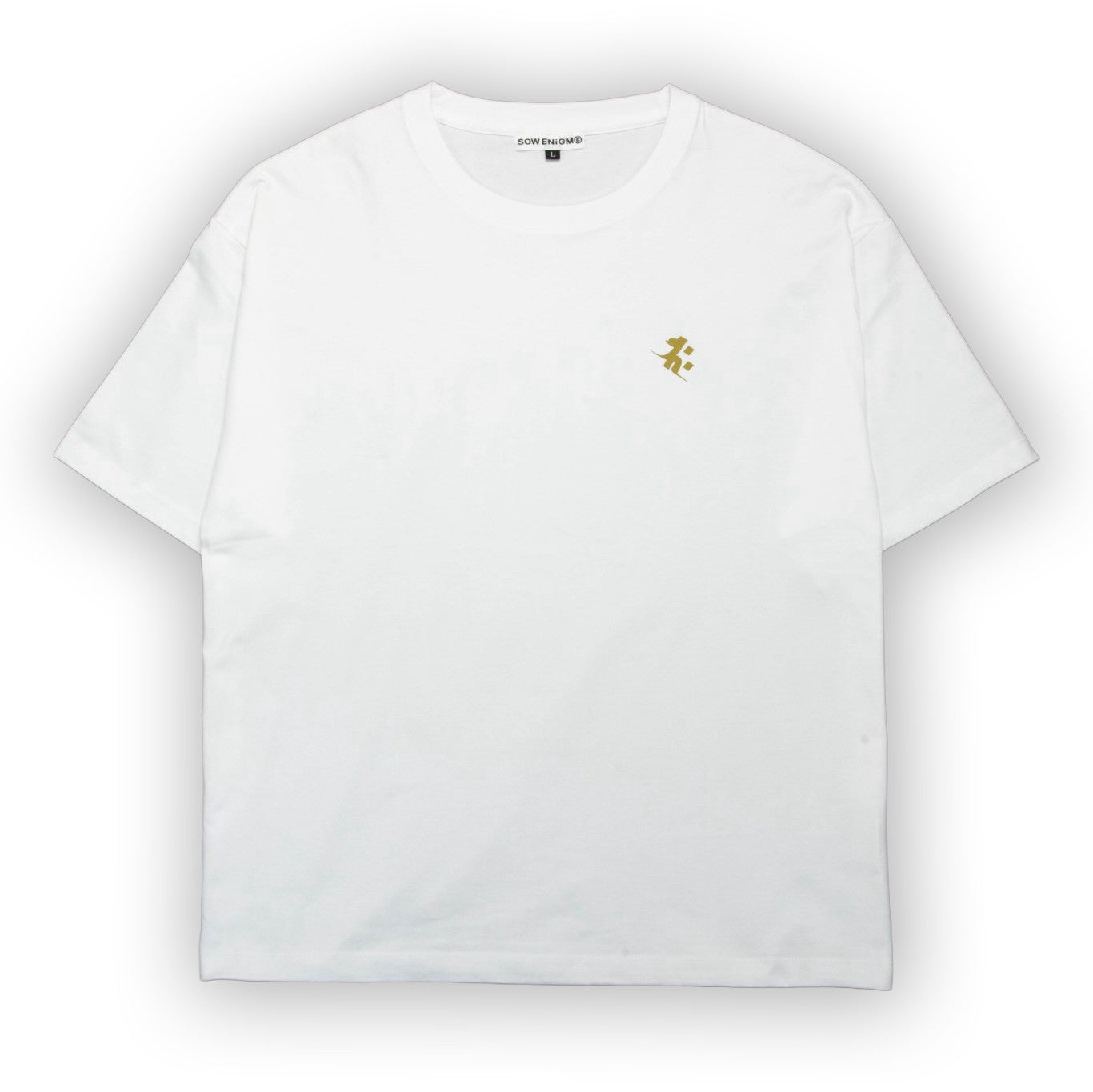 釈迦如来 BOX SILHOUETTE TEE [WHITE]
