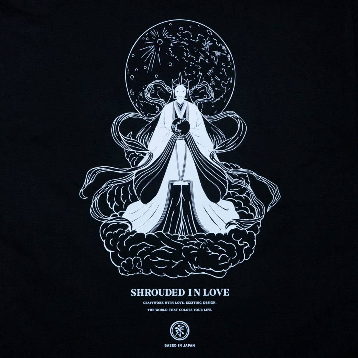 月読之迦具夜姫 CREW NECK #2 [BLACK]