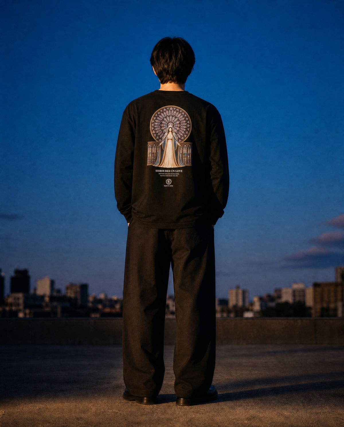 マリア観音 L/S [BLACK]