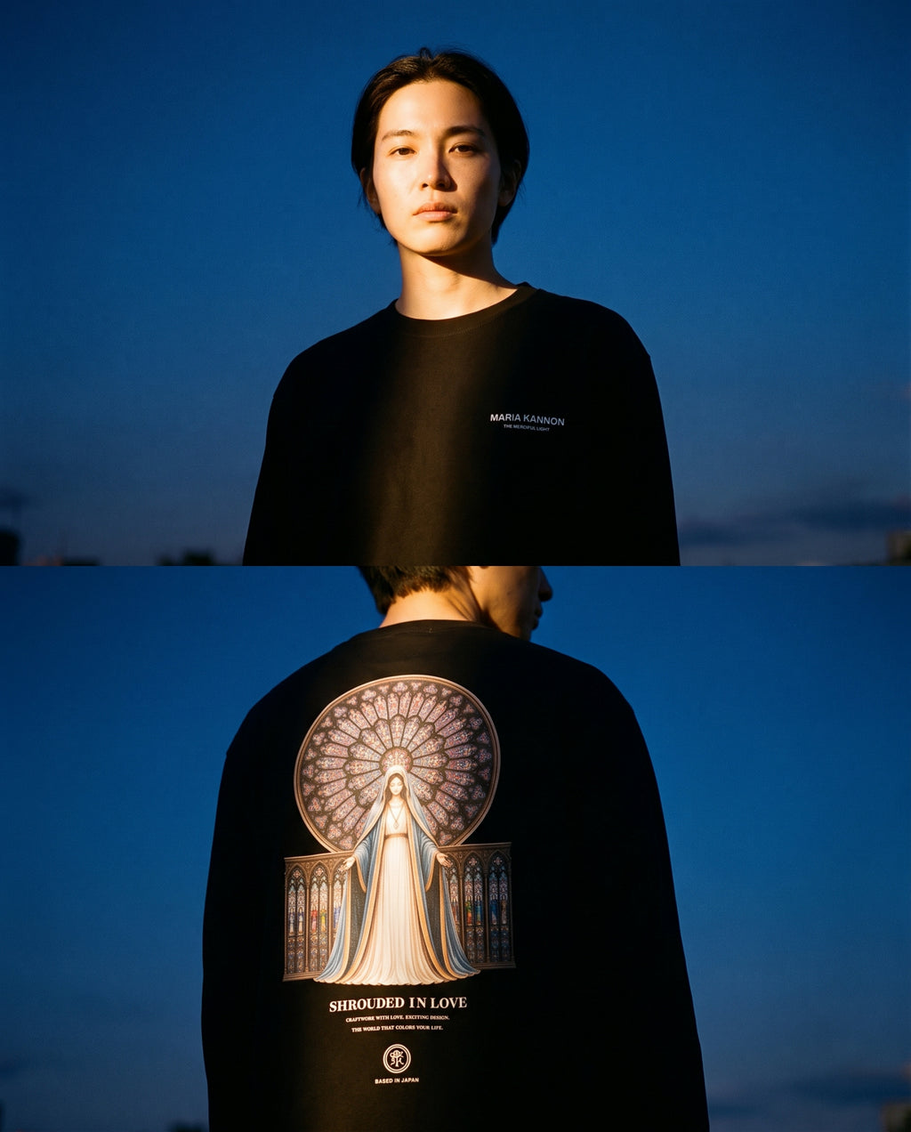 マリア観音 L/S [BLACK]