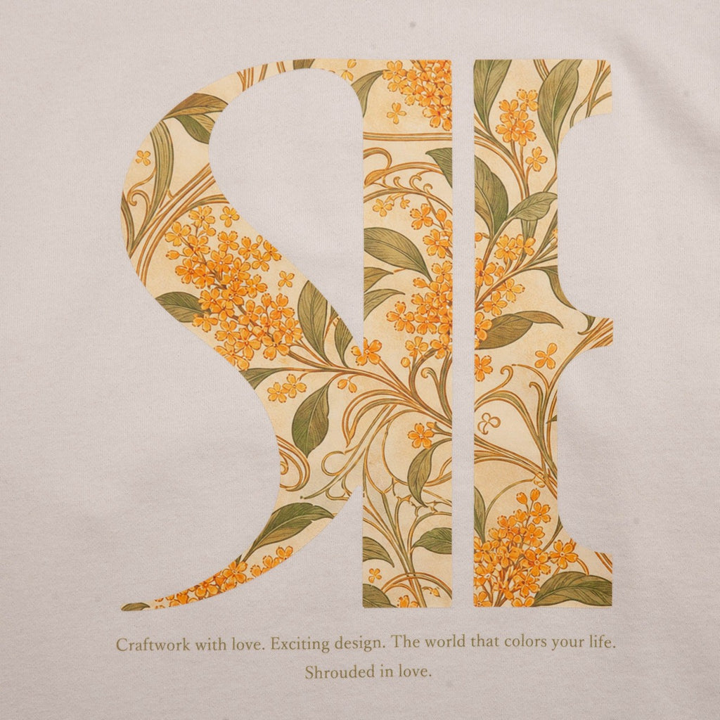 OSMANTHUS CREW NECK [GREIGE]