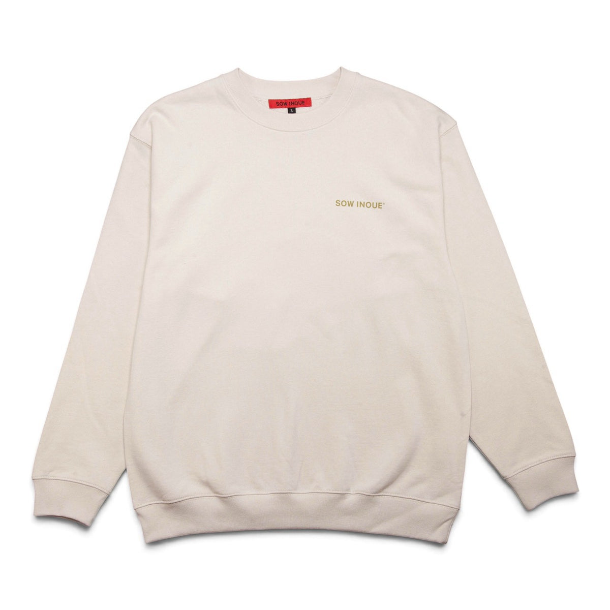 OSMANTHUS CREW NECK [GREIGE]