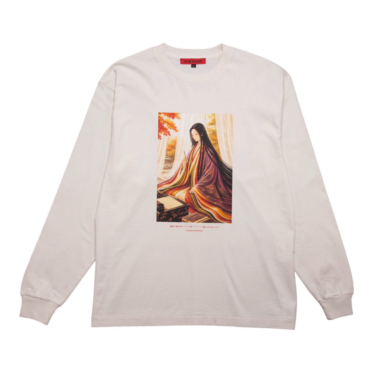 紫式部 L/S [WHITE]