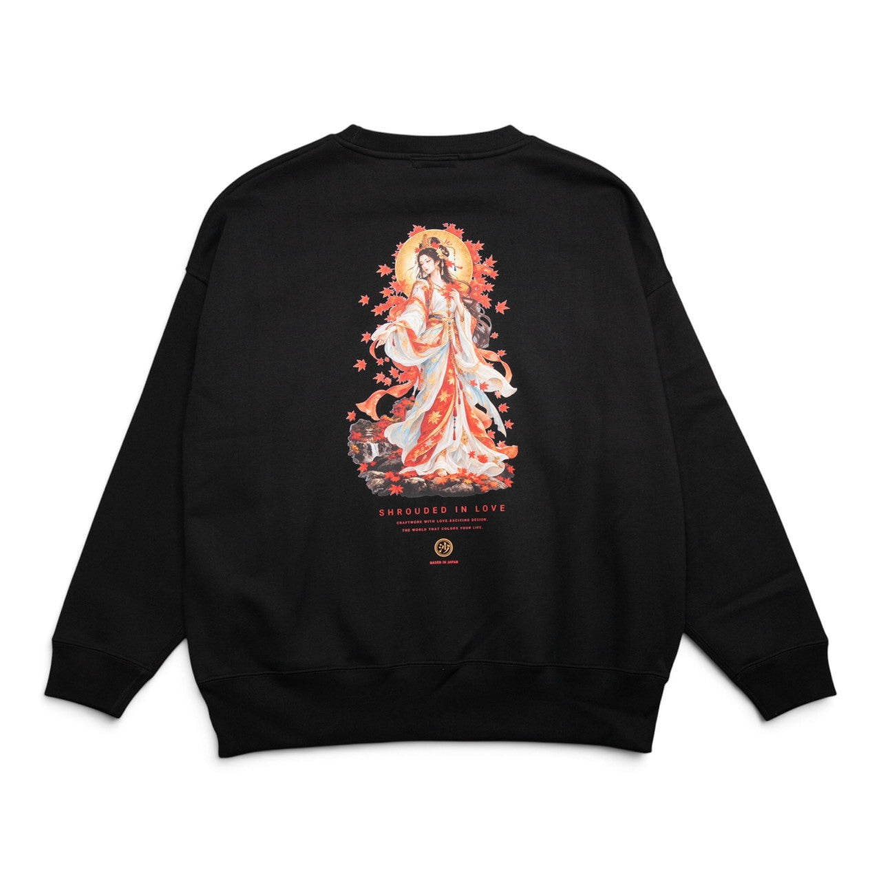 紅葉女神 CREW NECK [BLACK] – SOW INOUE ONLINE STORE
