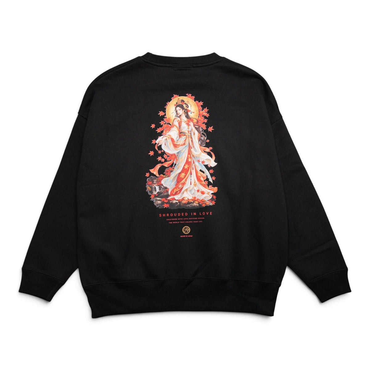 紅葉女神 CREW NECK [BLACK]