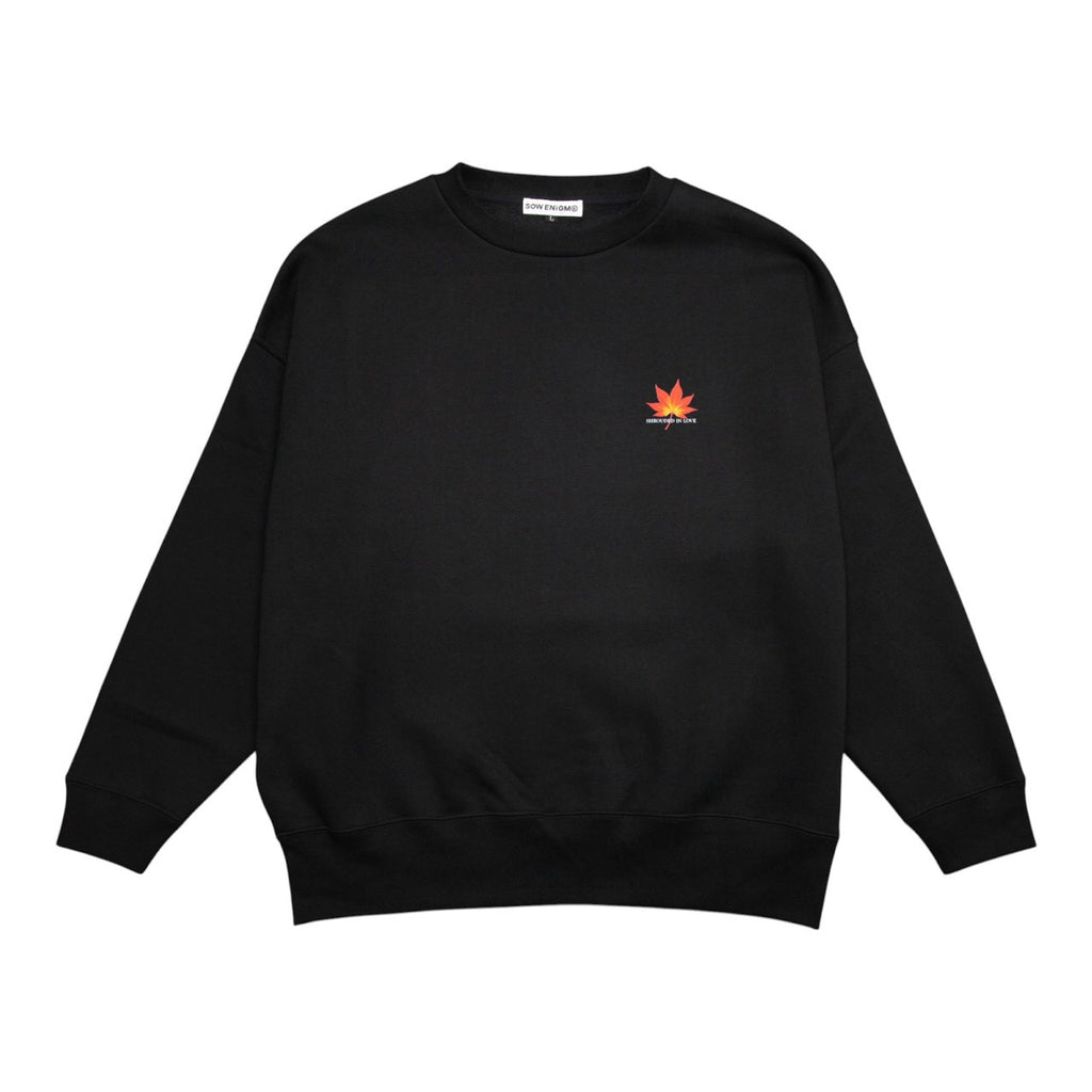 紅葉女神 CREW NECK [BLACK]