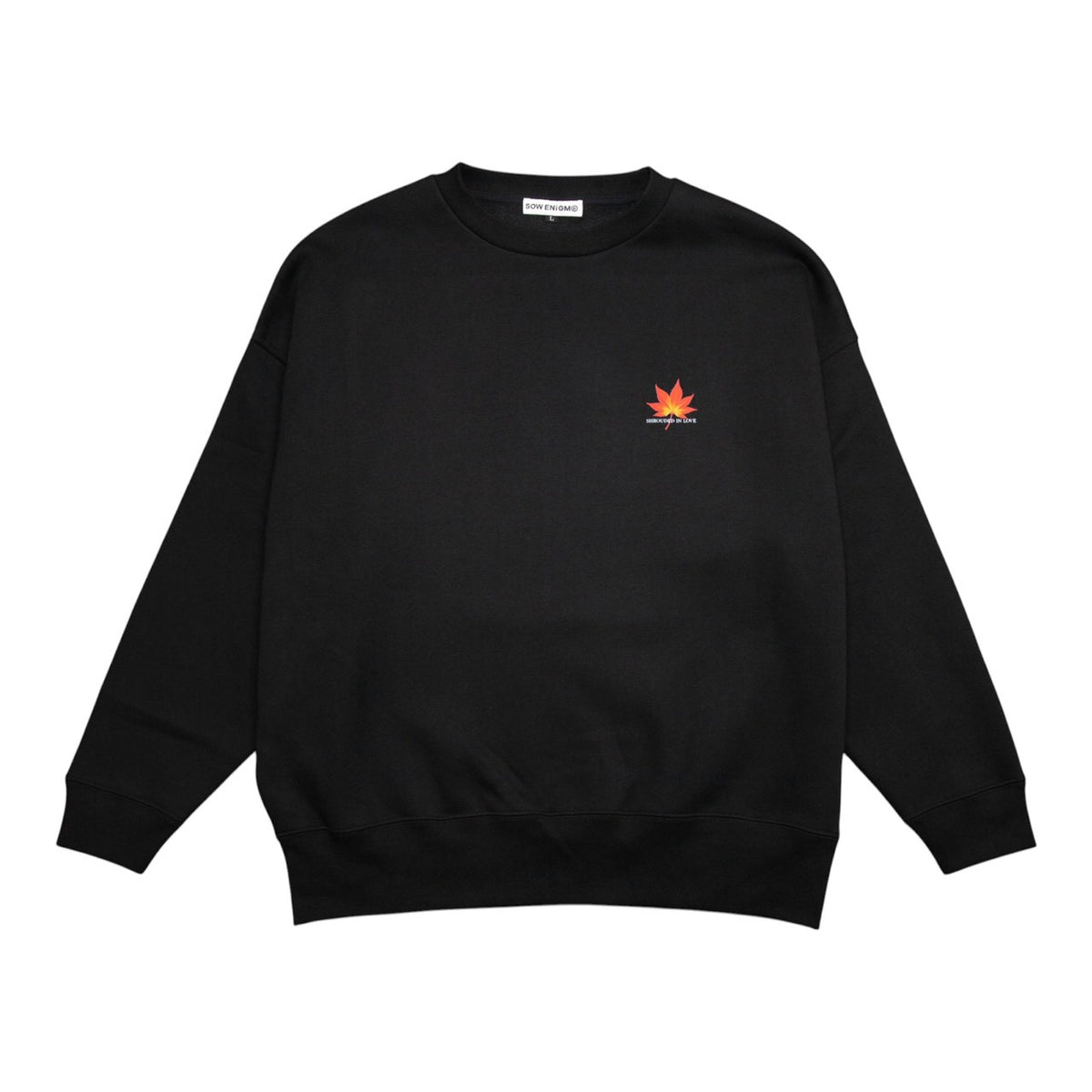紅葉女神 CREW NECK [BLACK]