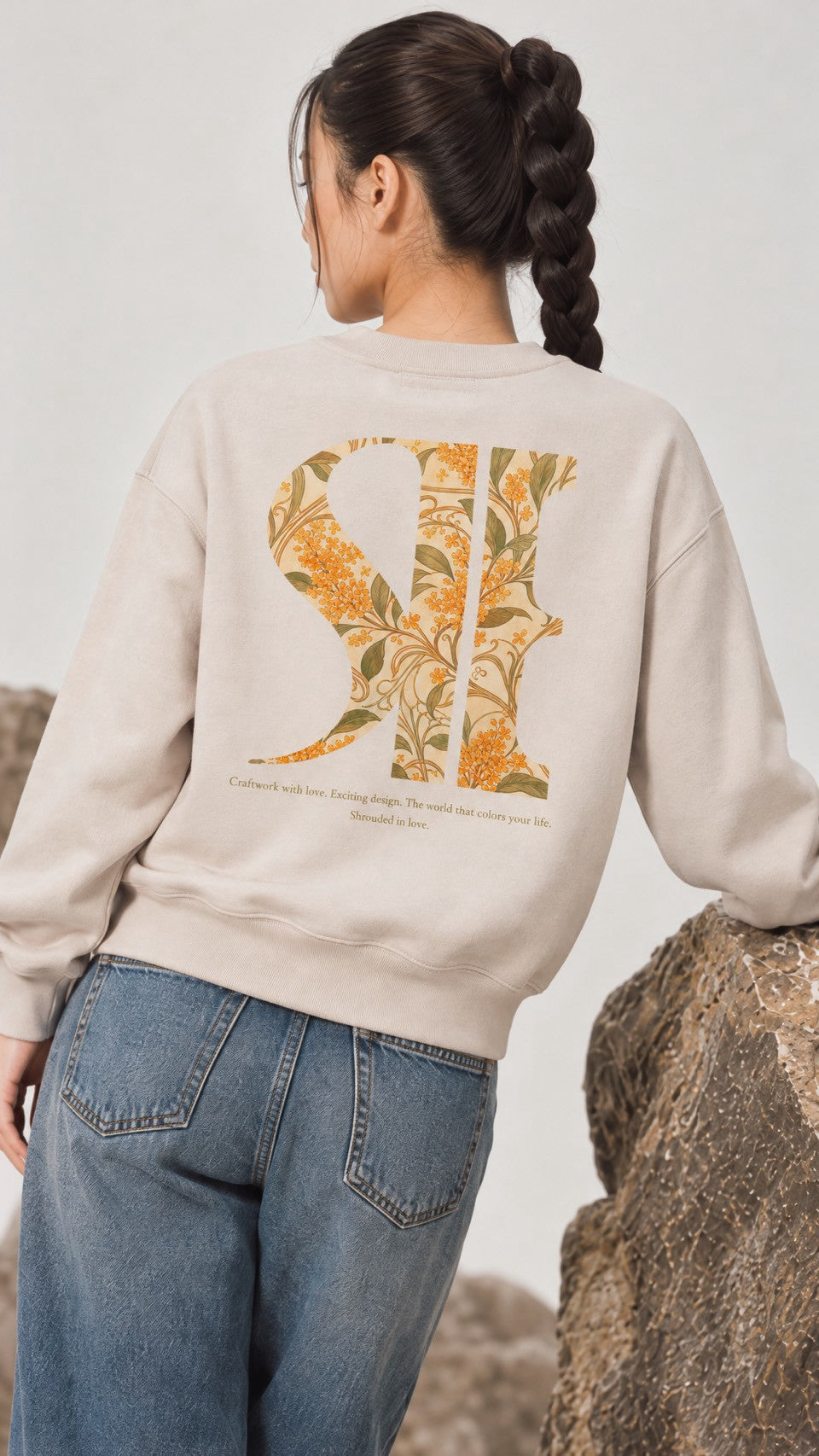 OSMANTHUS DE CUELLO REDONDO [GRIS BEIGE]