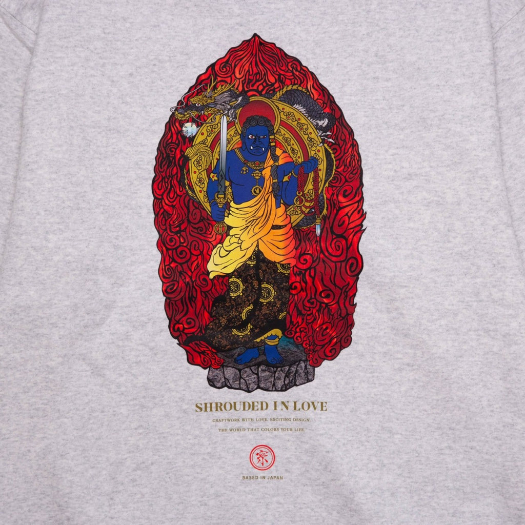 Kurikara Fudo Myoo CREW NECK [ASH]