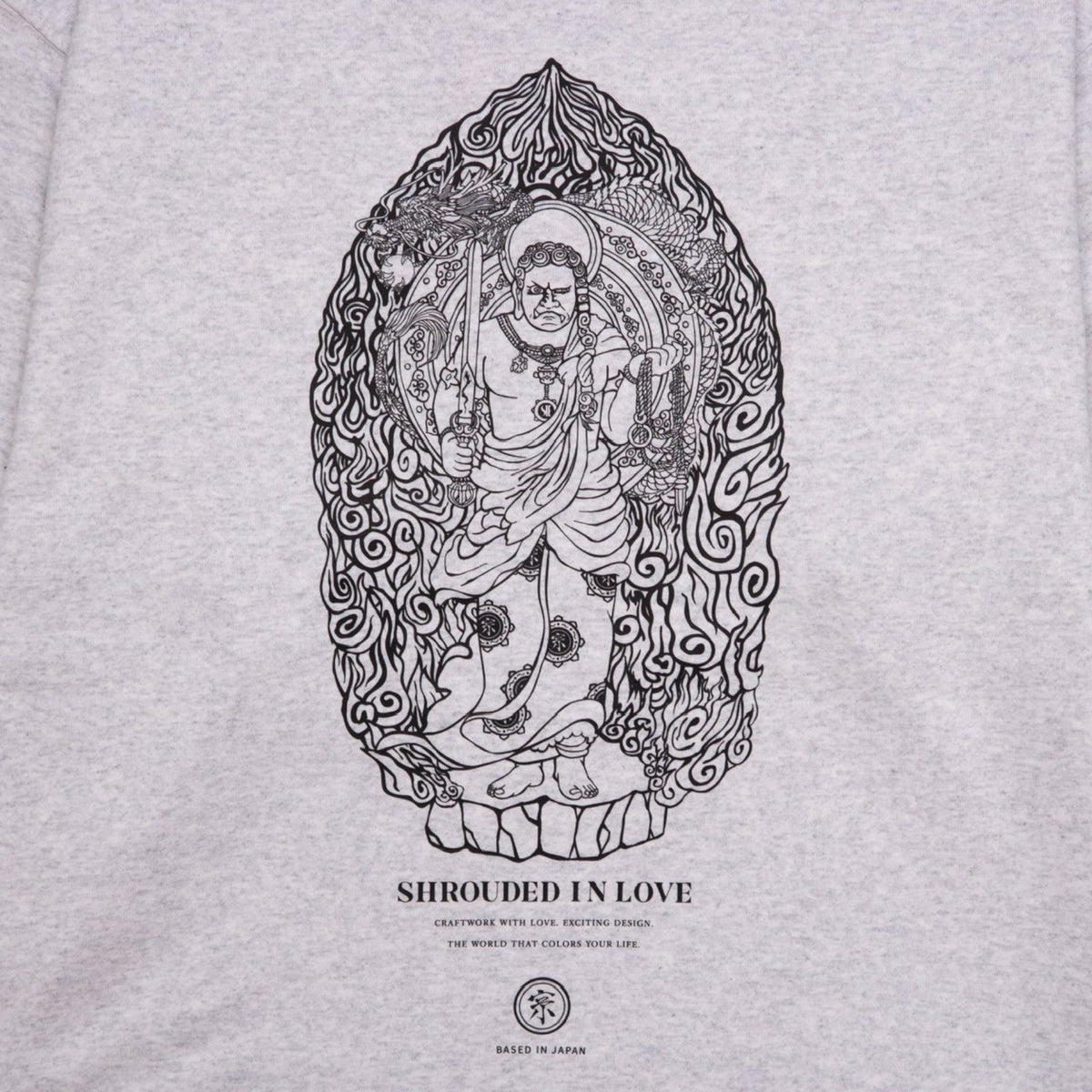 Kurikara Fudo Myoo CREW NECK #2 [ASH]