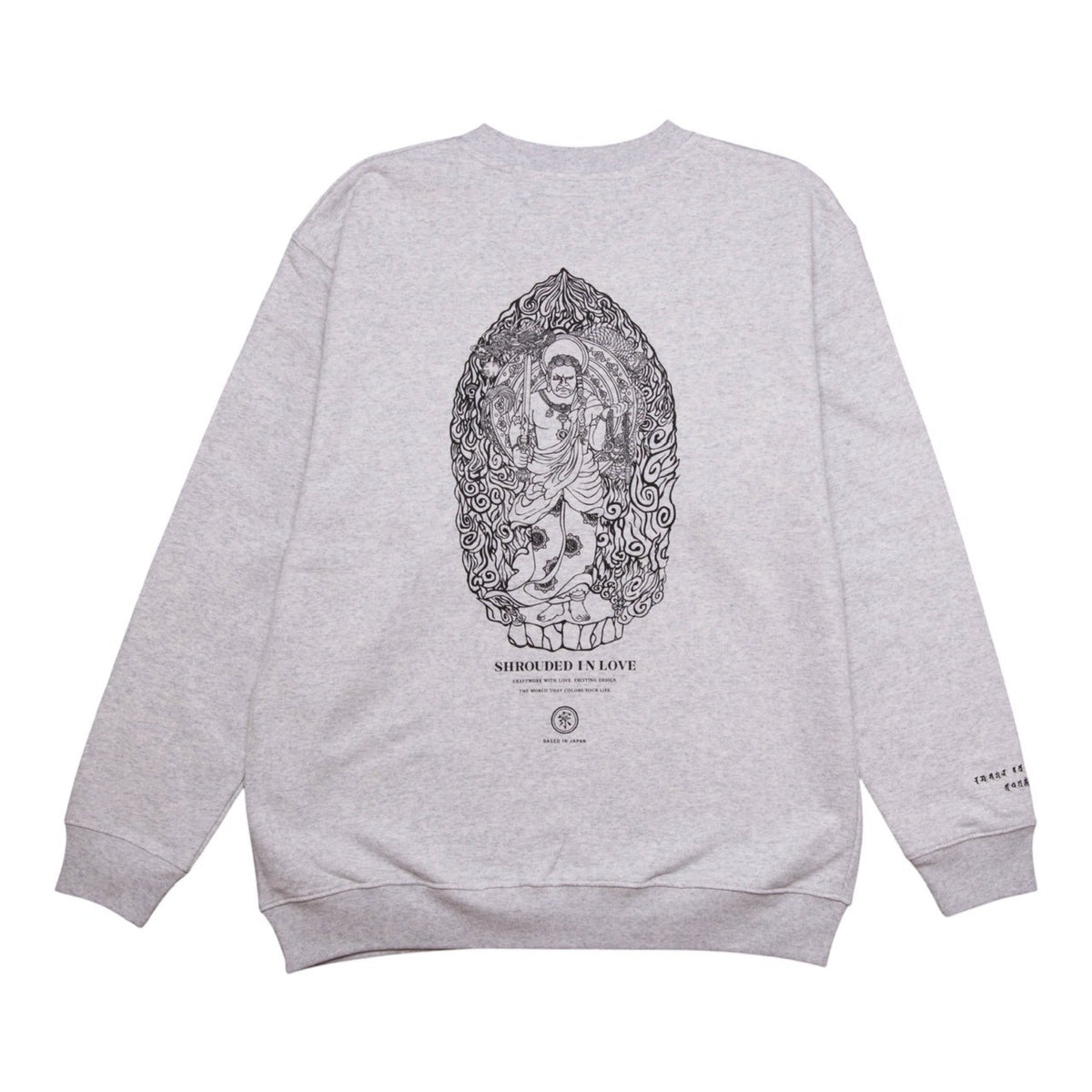 Kurikara Fudo Myoo CREW NECK #2 [ASH]