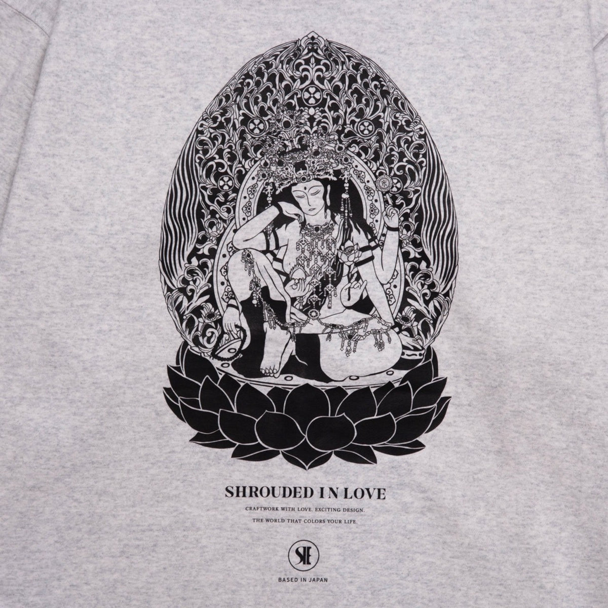 如意輪観音菩薩 CREW NECK #2 [ASH]