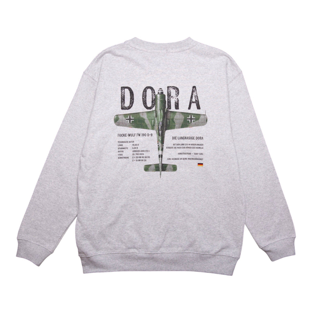 DORA CREW NECK [ASH] Online Store Exclusive