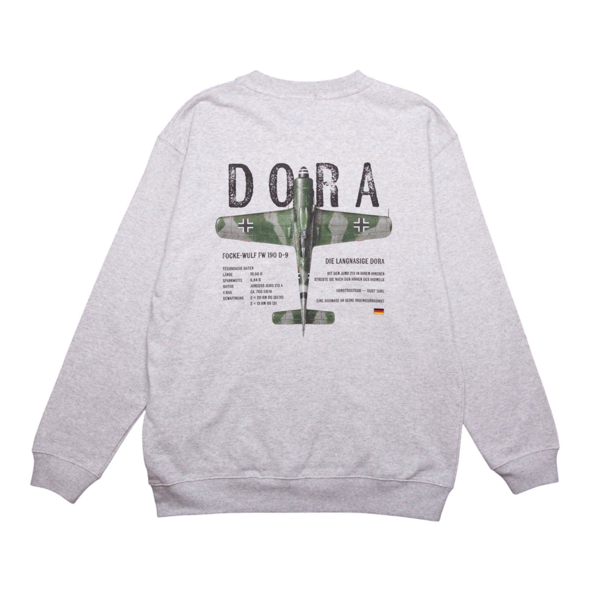 DORA CREW NECK [ASH] Online Store Exclusive