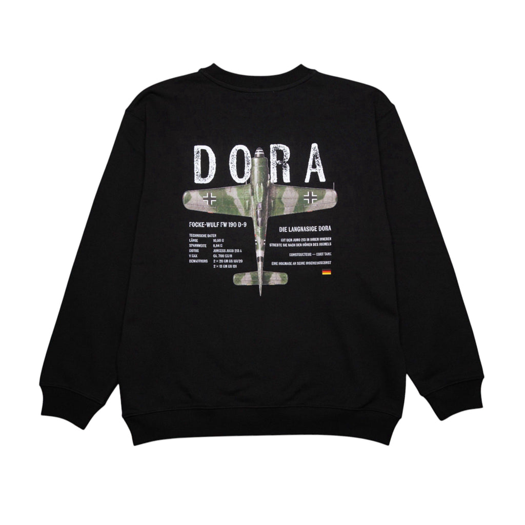 DORA CREW NECK [BLACK]　オンラインストア限定