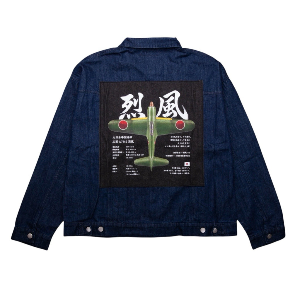 烈風 DENIM JACKET [NAVY]