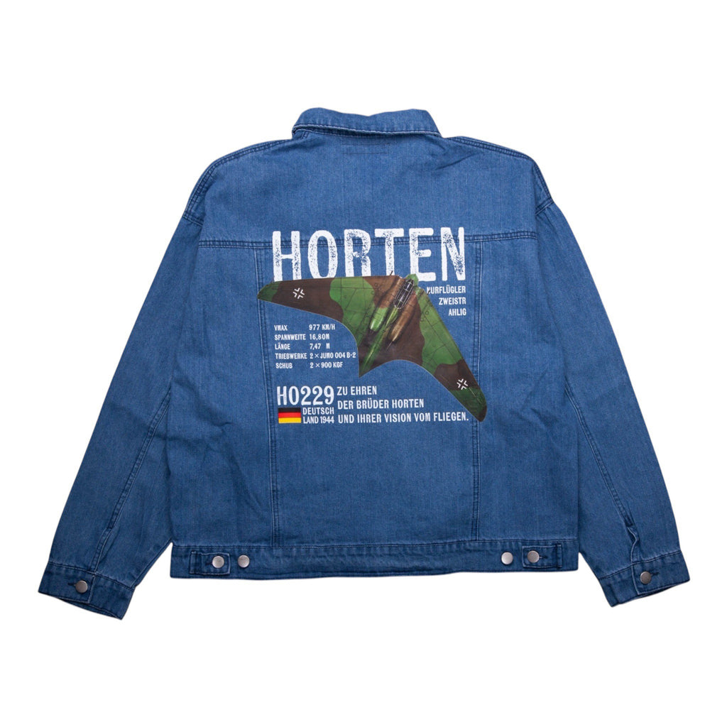 HORTEN DENIM JACKET [SAX BLUE]