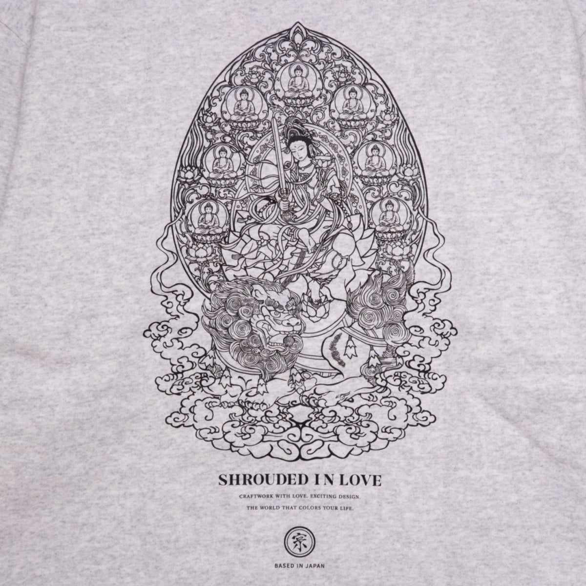 文殊菩薩 CREW NECK #2 [ASH]