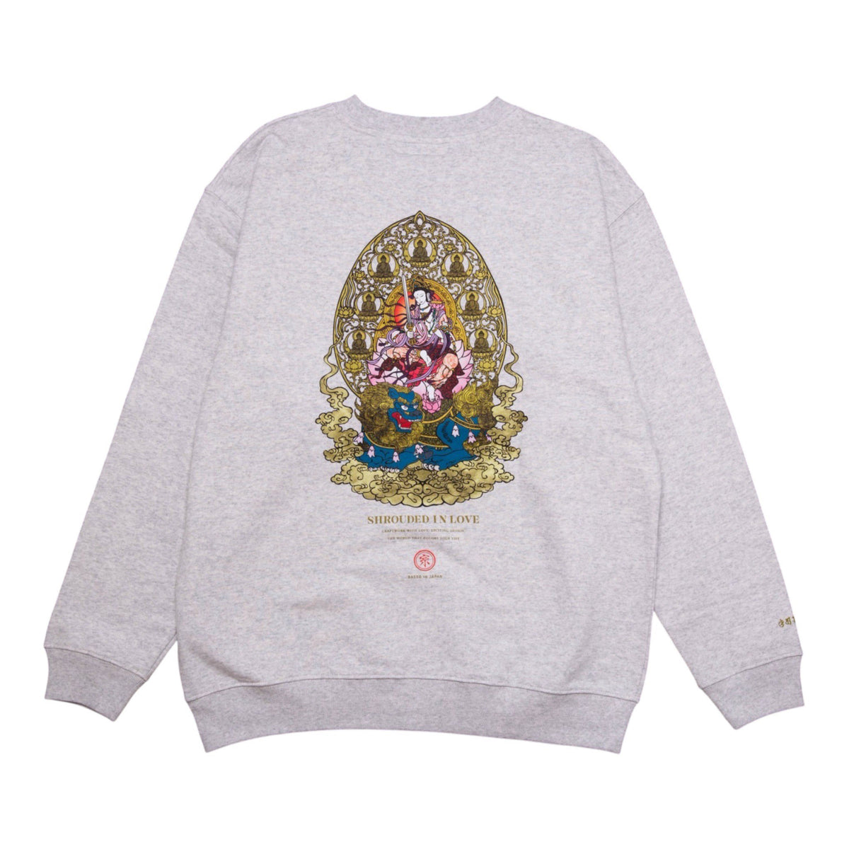 文殊菩薩 CREW NECK [ASH]